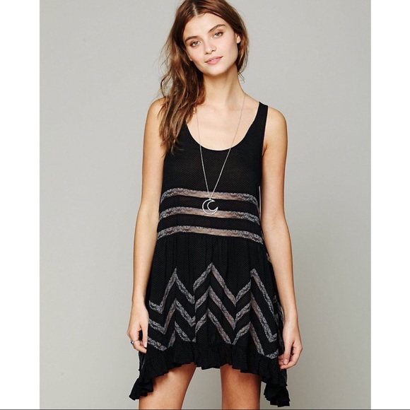 Free People Dresses & Skirts - Free People Voile and Lace Trapeze Slip